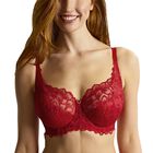 Sujetador Panache Allure 38G Rojo Intenso de Encaje