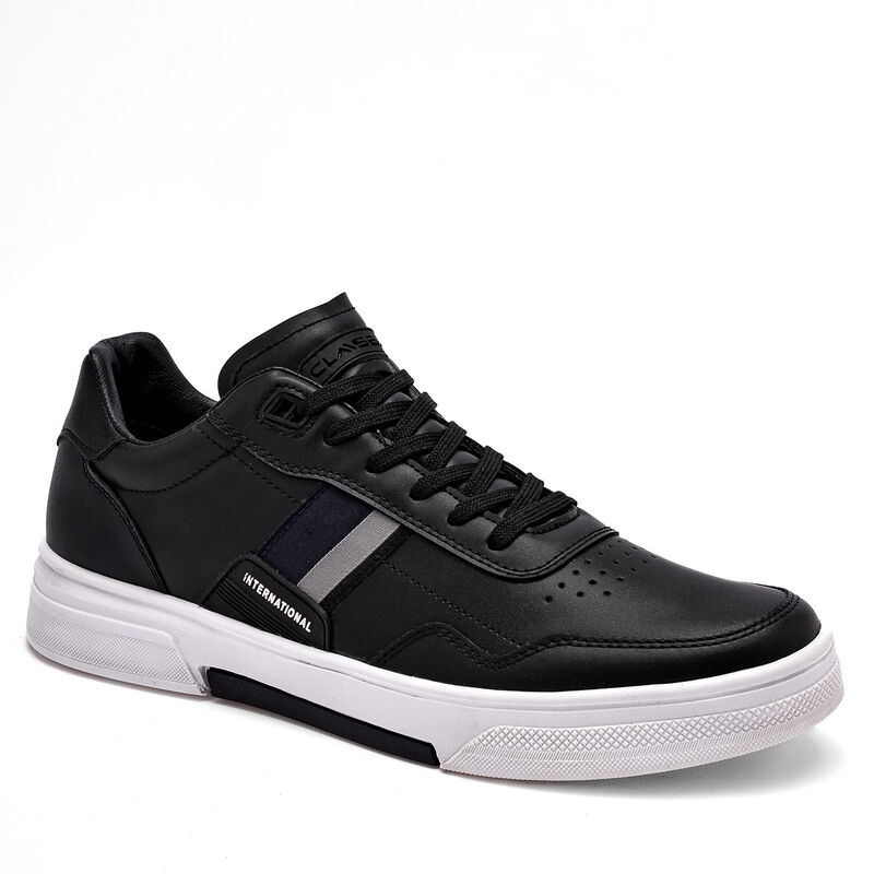 Clasben Tenis urbano para hombre negro gris image number null