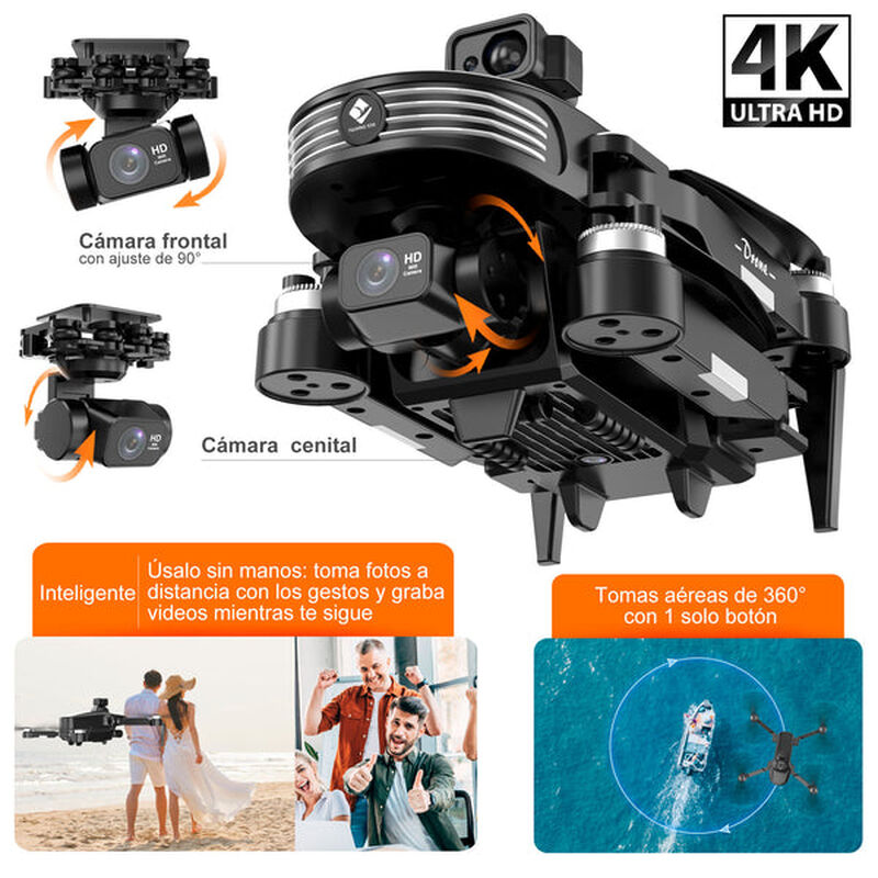 Drone Vak F3pro 5g Gps Láser 2 Cámaras 4k App W... image number null