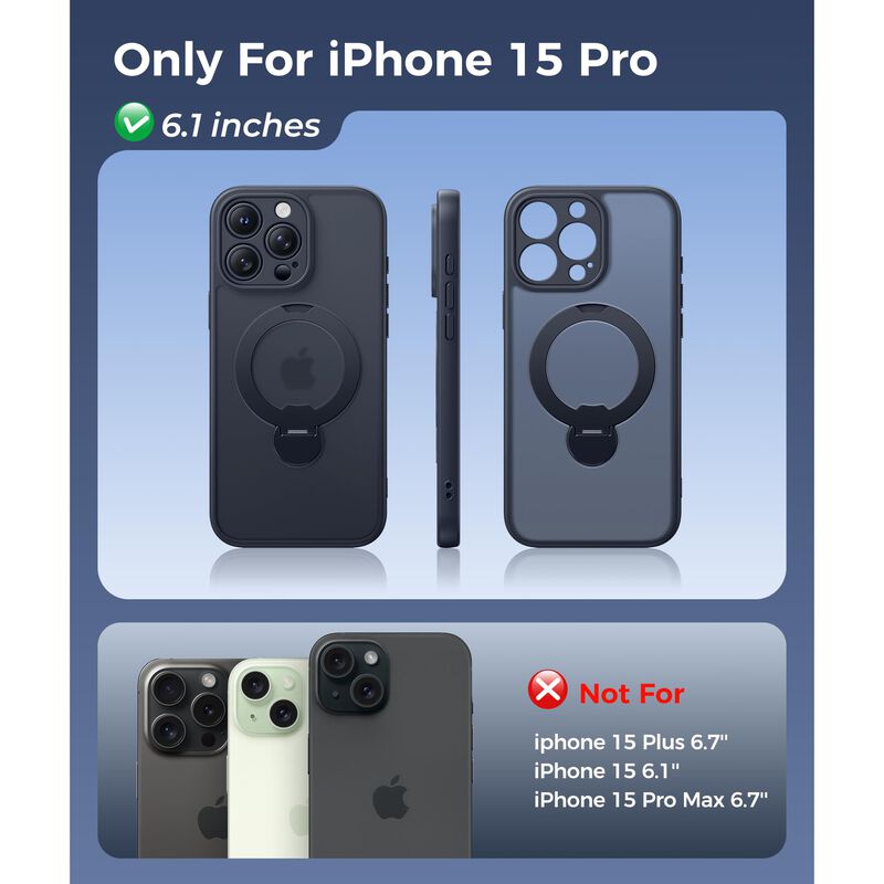 Funda Magn&eacute;tica FNTCASE para iPhone 15 Pro Mags... image number null