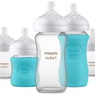 Set De Regalo Para Biberones Philips Avent Glass Natural Scd858/01