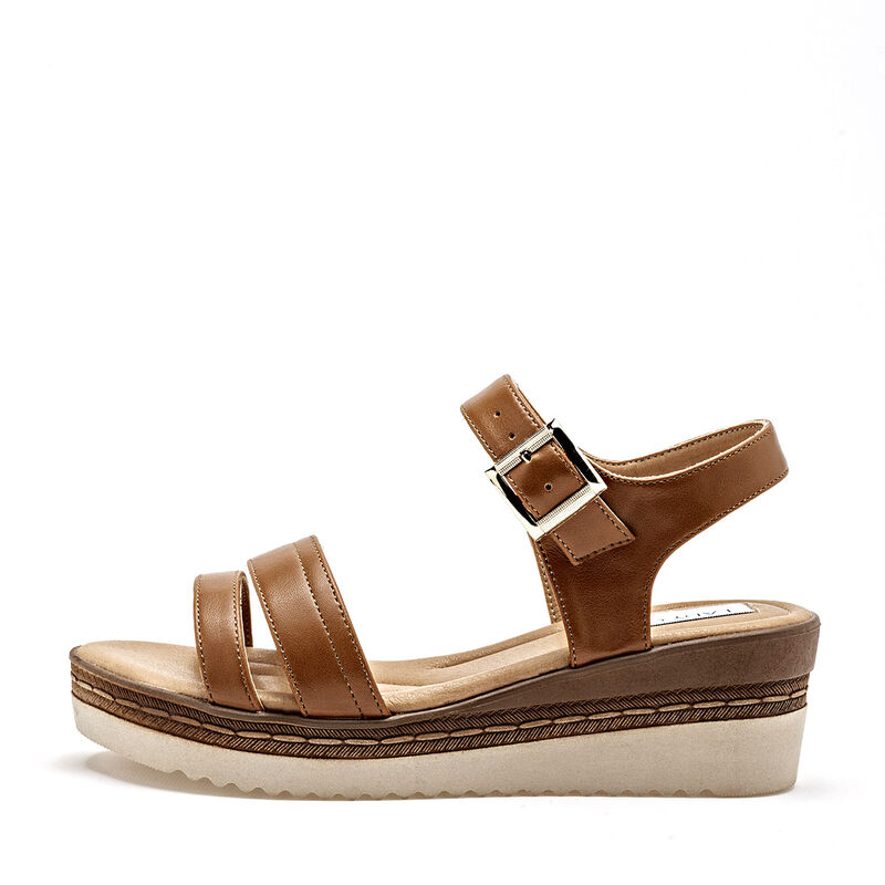 Lady One Sandalia para mujer camel image number null