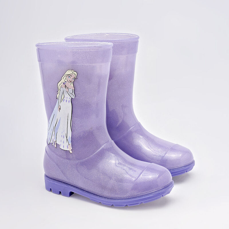Top moda Bota de lluvia Lila Para Ni&ntilde;a image number null