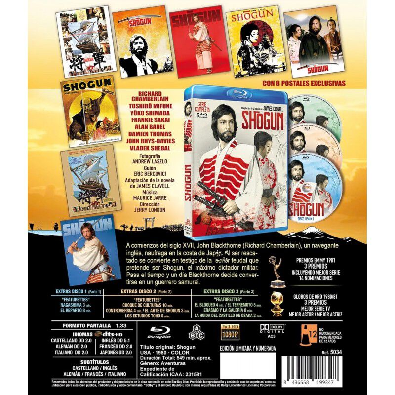 Shogun (con Funda Y 8 Postales Exclusivas) [blu... image number null
