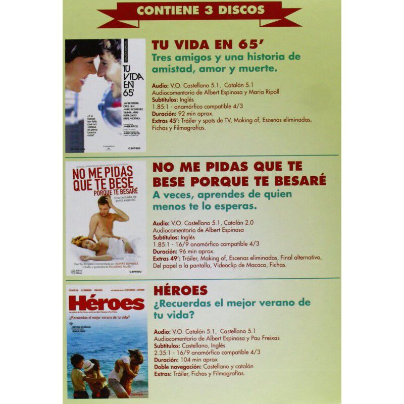 Paquete Albert Espinosa (3 DVDs) image number null