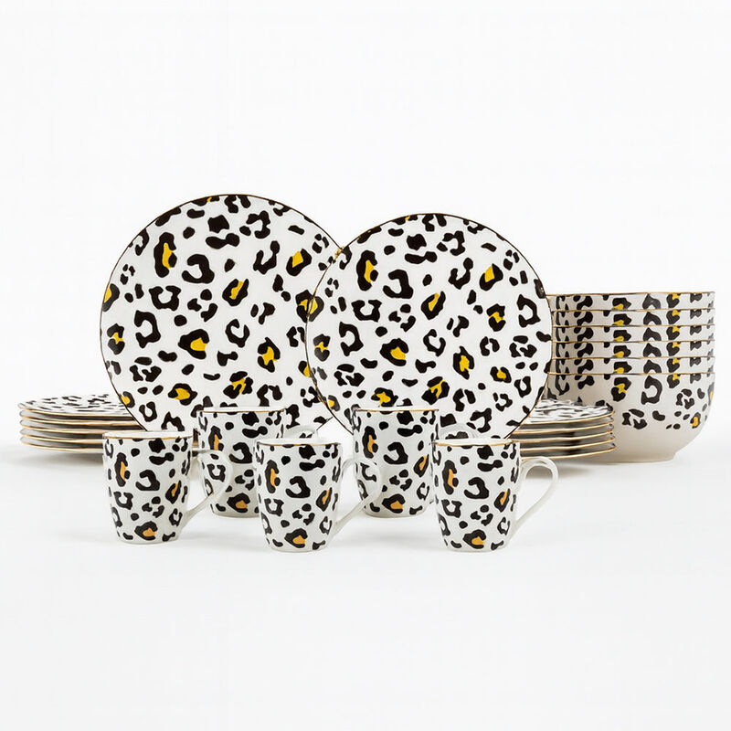 Vajilla Animal Print para 6 Personas - Cer&aacute;mica... image number null