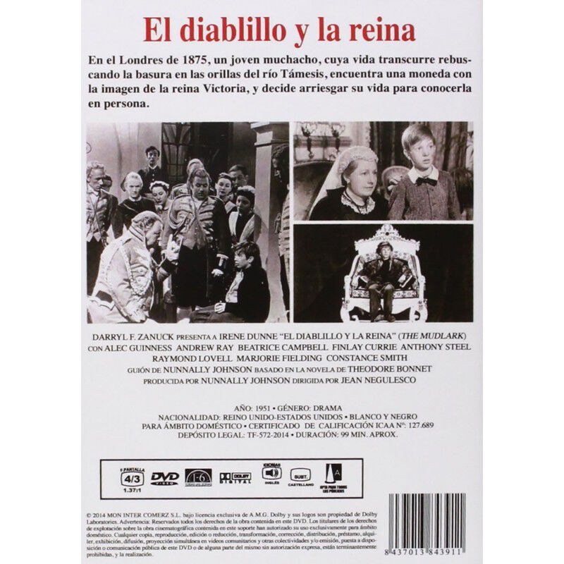 El Diablillo Y La Reina (v.o.s.) [dvd] (1950) T... image number null