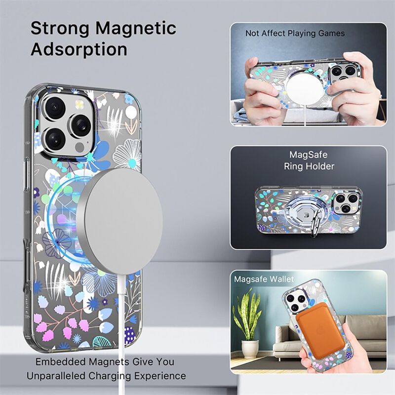 Funda Mybat Mood Mag Para Iphone 16 Pro - Flore... image number null