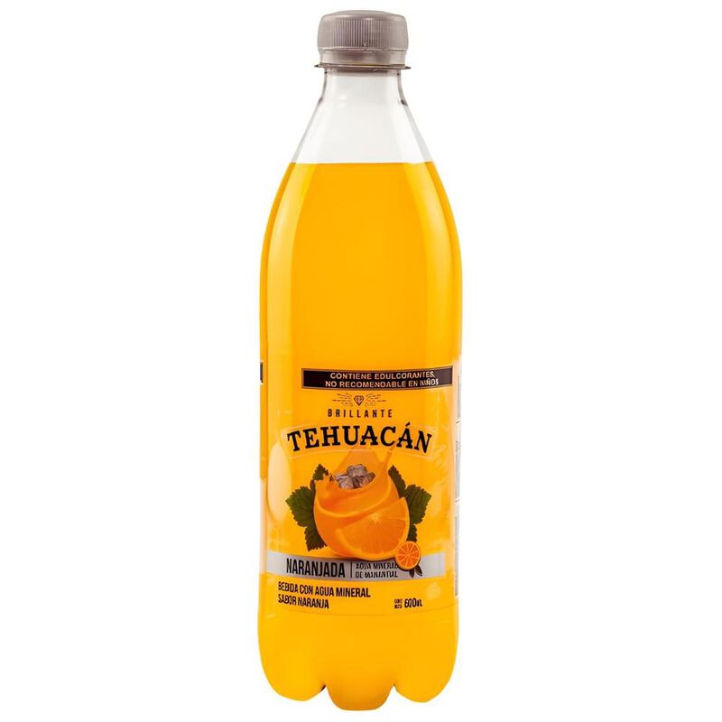 Agua Mineral Sabor Naranjada Tehuac&aacute;n Pack 12 U... image number null
