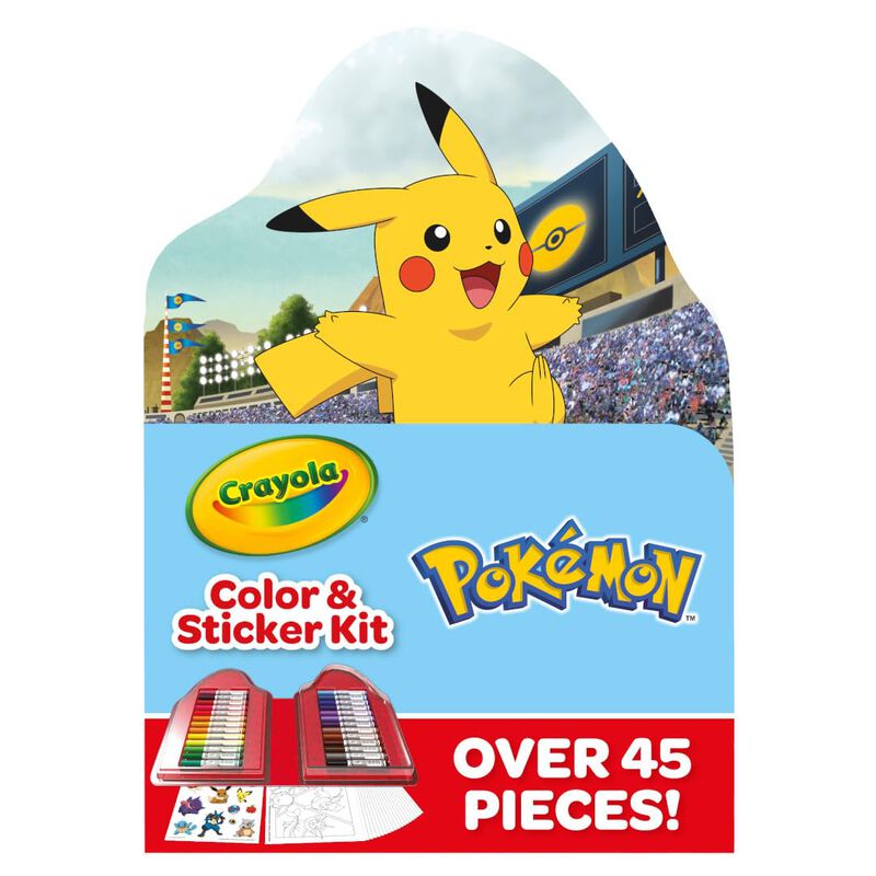 Art Kit Crayola Pok&eacute;mon Con 26 Rotuladores Lava... image number null