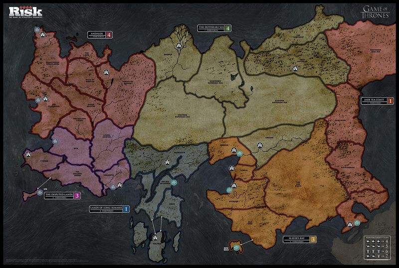Juego De Mesa Usaopoly Risk Game Of Thrones Str... image number null