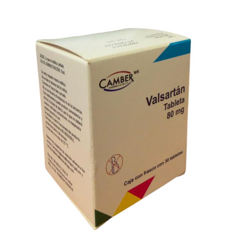Valsartan 8 Mg 30 Tabletas image number null
