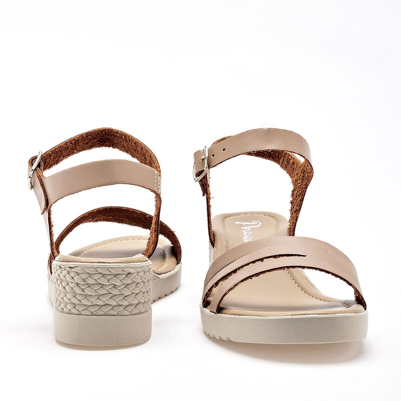 Pravia Sandalia para mujer beige image number null