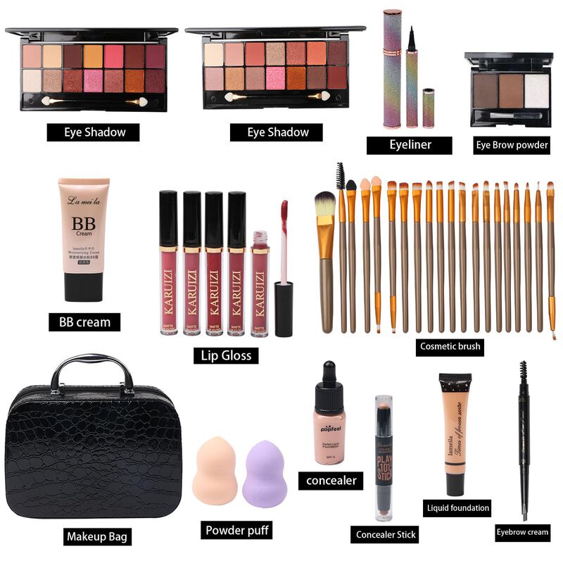 Kit De Maquillaje Mtdxiltai Todo En Uno Con Bol... image number null