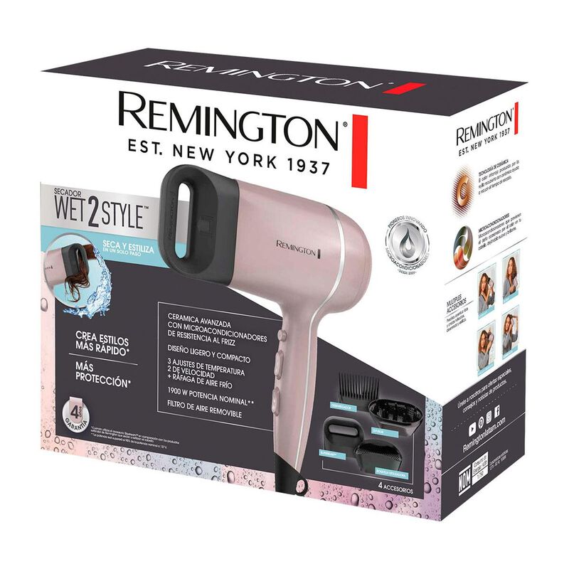 Secadora Cabello Remington D20a Ceramica Ionica... image number null