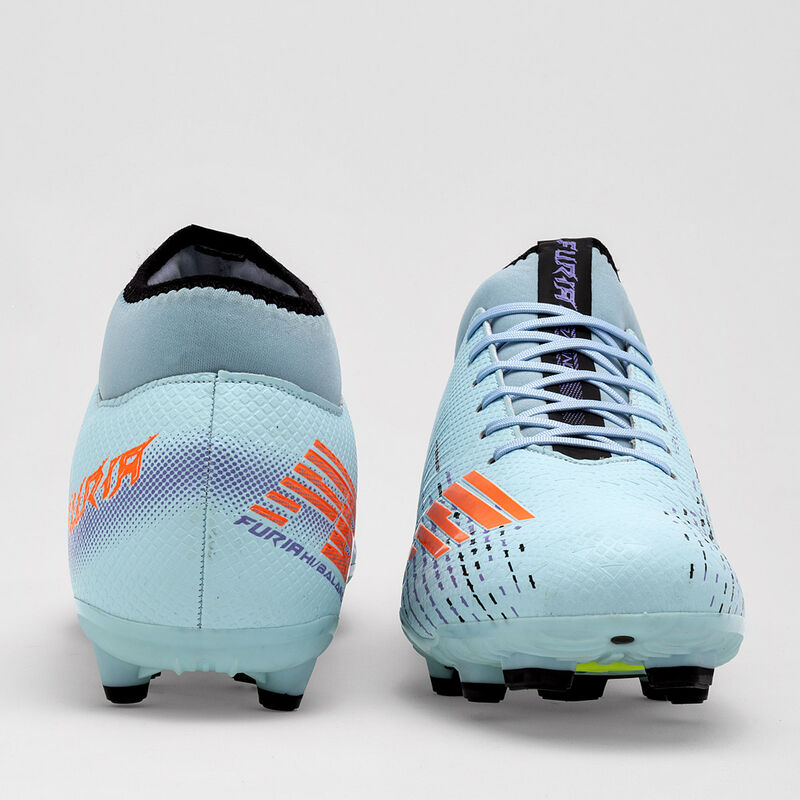 Furia Tenis De F&uacute;tbol Para Mujer Azul Naranja C... image number null