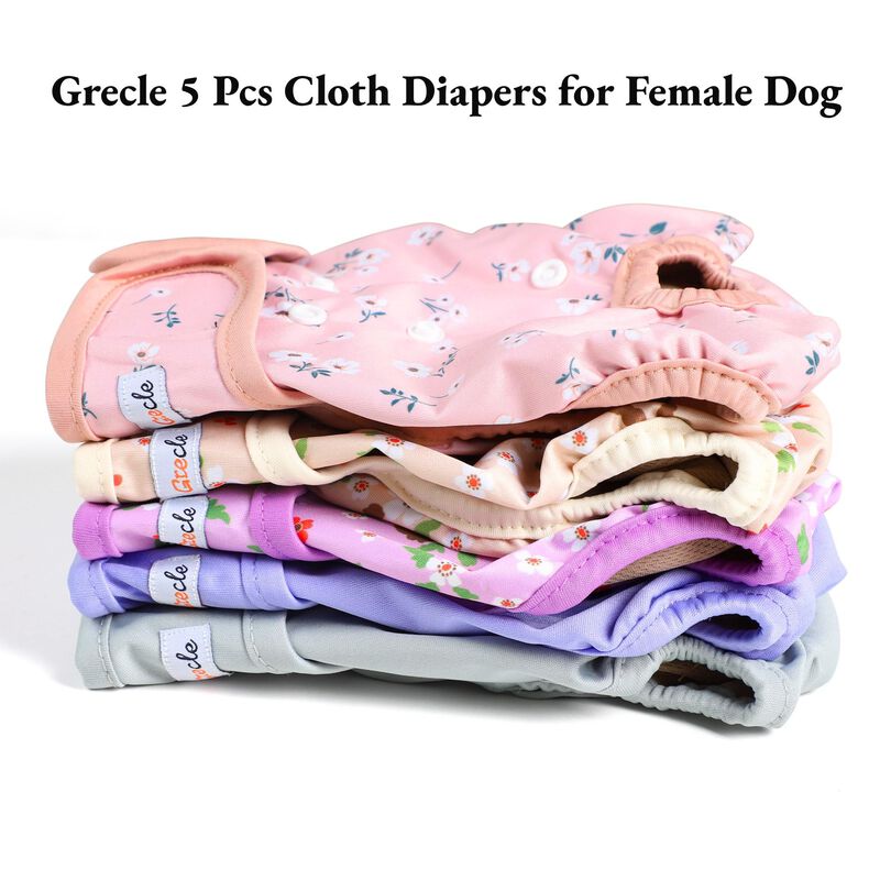 Pa&ntilde;ales Para Perros Grecle 5 Unidades Para Hemb... image number null