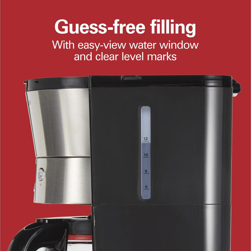 Cafetera Hamilton Beach 12 Tazas Programable Ac... image number null