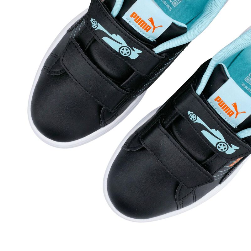 Tenis Puma Smash 3.0 Poised 2 Race Para Ni&ntilde;os 1... image number null