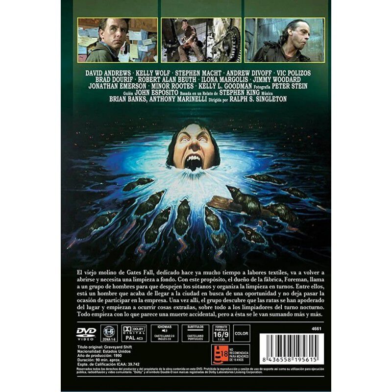 La Fosa Com&uacute;n [dvd] (1990) Graveyard Shift image number null