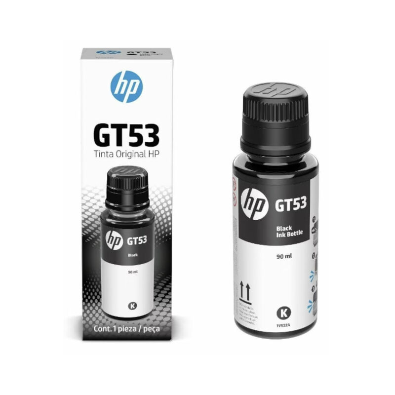 Tintas impresora HP 5 PACK = 3 color (GT52) y 2... image number null