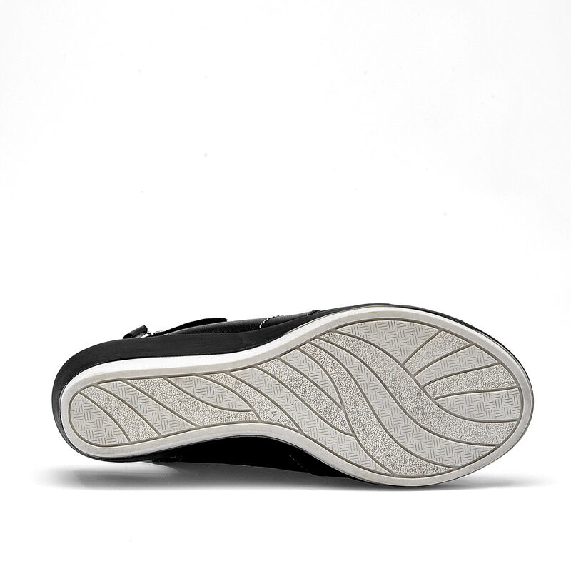 Cruz Shoes sandalia confort para mujer negro co... image number null