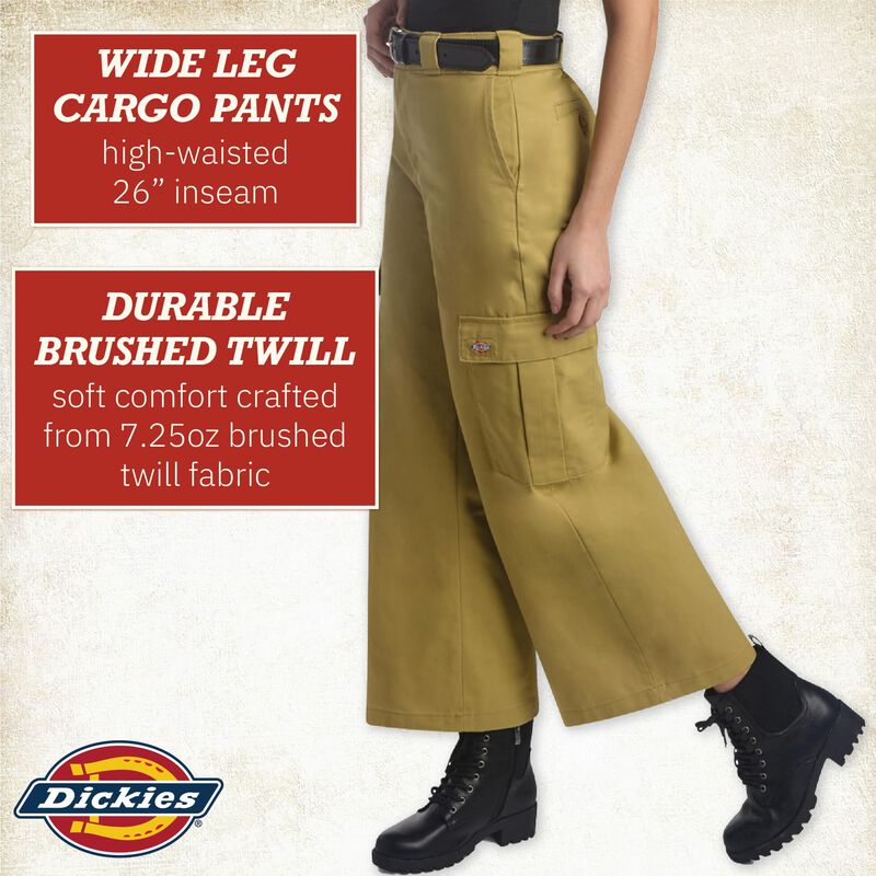 Pantalones Cargo Dickies Mujer Talle Alto Piern... image number null