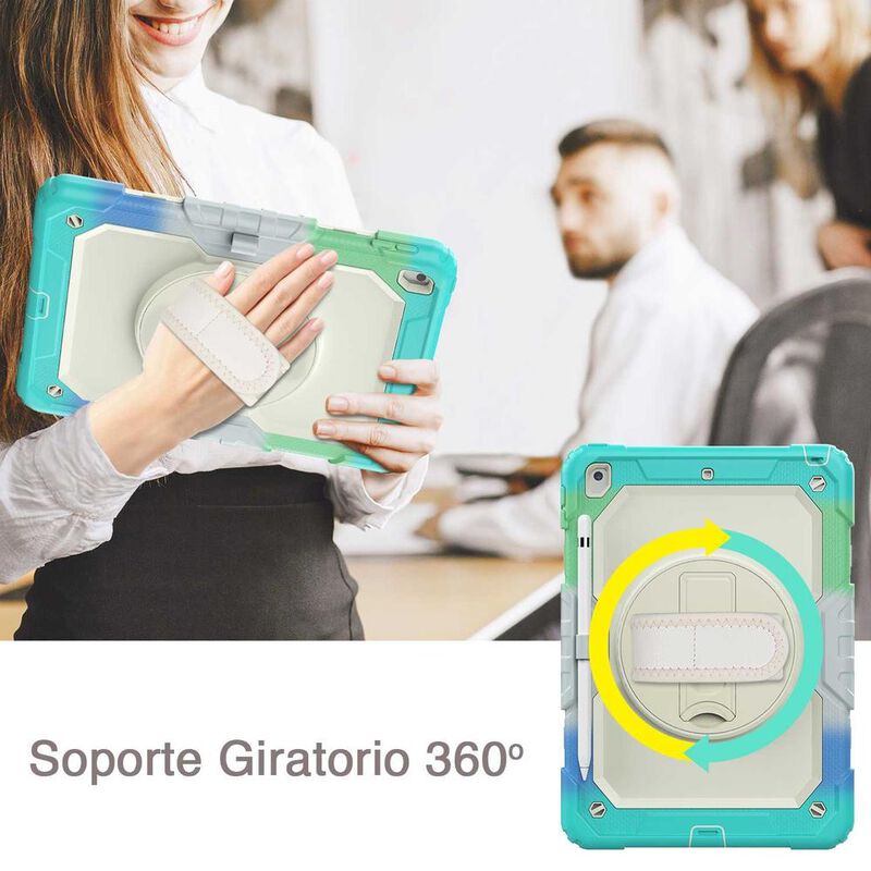 Funda TEKKU StrapB uso rudo para iPad 10 de 10.... image number null