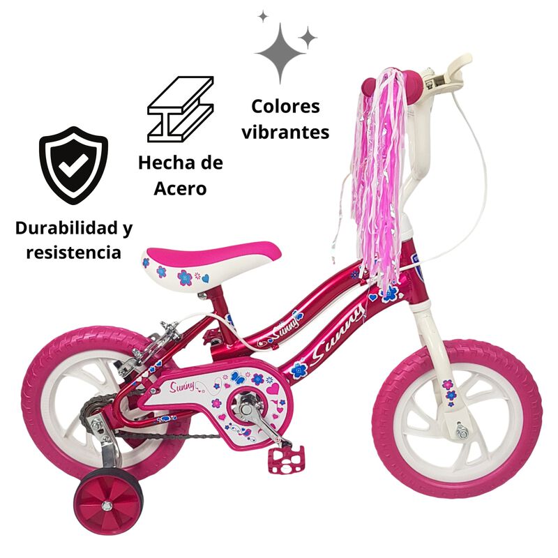 Bicicleta Infantil Rodada 12 Con Ruedas De Entr... image number null
