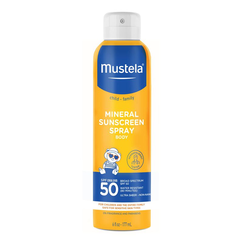 Protector Solar En Aerosol Mustela Baby Spf 50 ... image number null