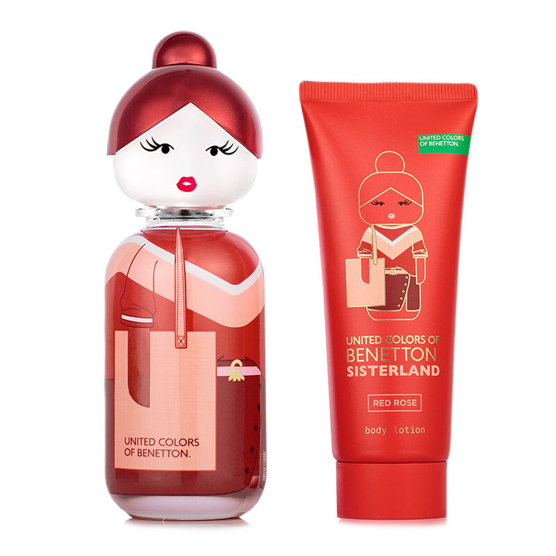 Set Para Dama BNT Sisterland Red Rose EDT 80ML ... image number null