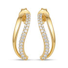 Aretes De Oro 10k Con Zirconias | Bizzarro
