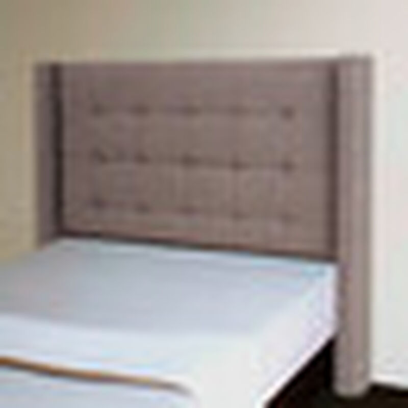 Cabecera King Size Dicasa Titan Gris Oscuro image number null