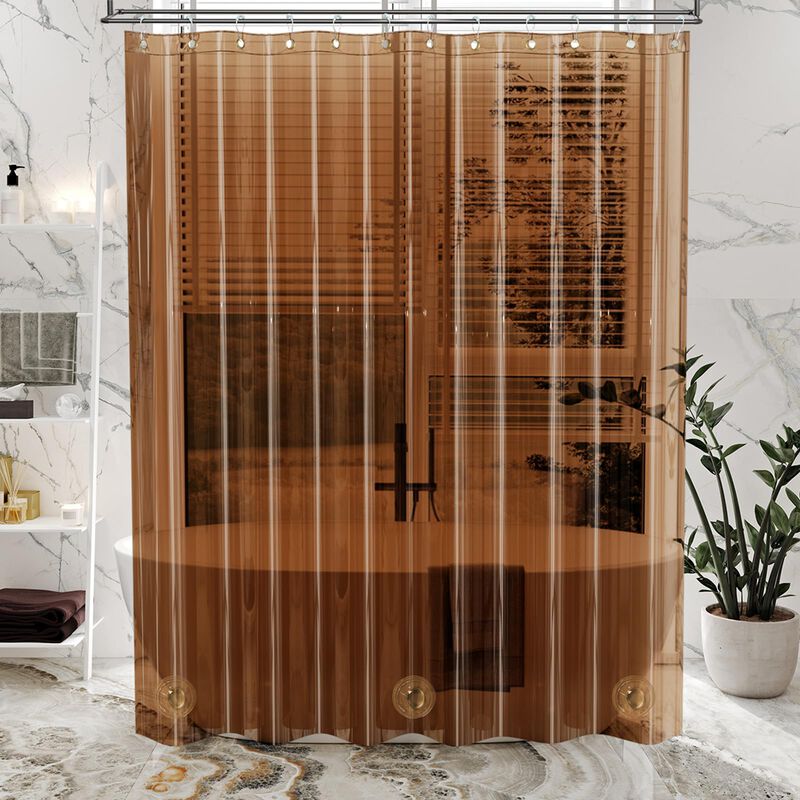 Cortina De Ducha Amazerbath Premium Eva Transpa... image number null