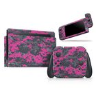 Cobertura Vinilo Designskinz para Nintendo 2DS XL (2017) Camuflaje Rosa y Gris