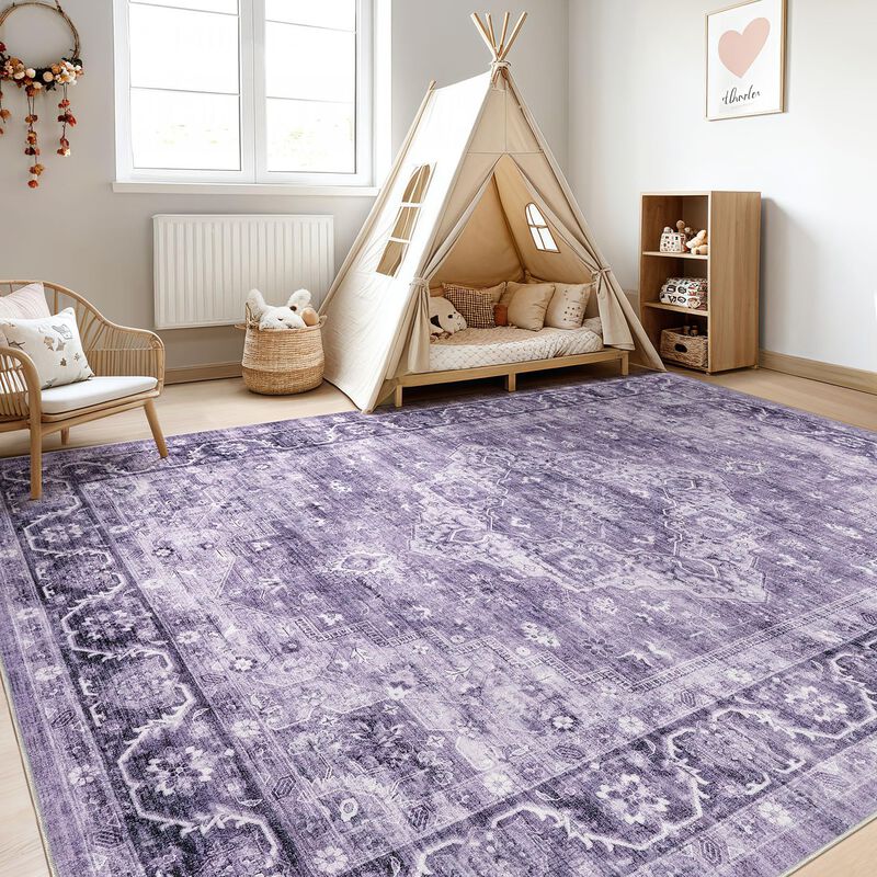 Alfombra Loongrug 152 Cm X 122 Cm Lavable Vinta... image number null