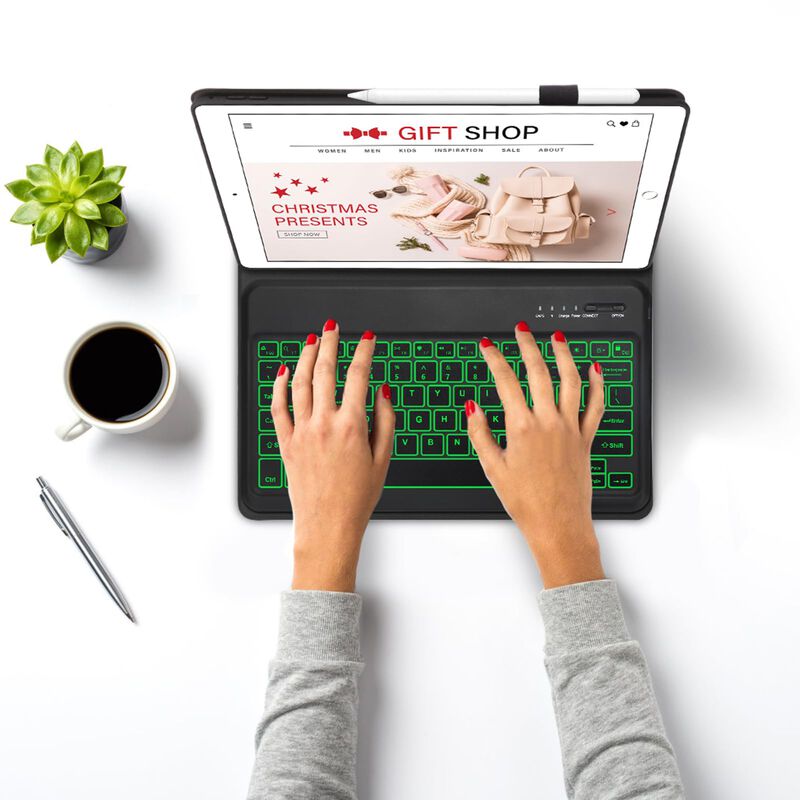 Funda Para Ipad Pro 12.9 Con Teclado Sengbirch ... image number null