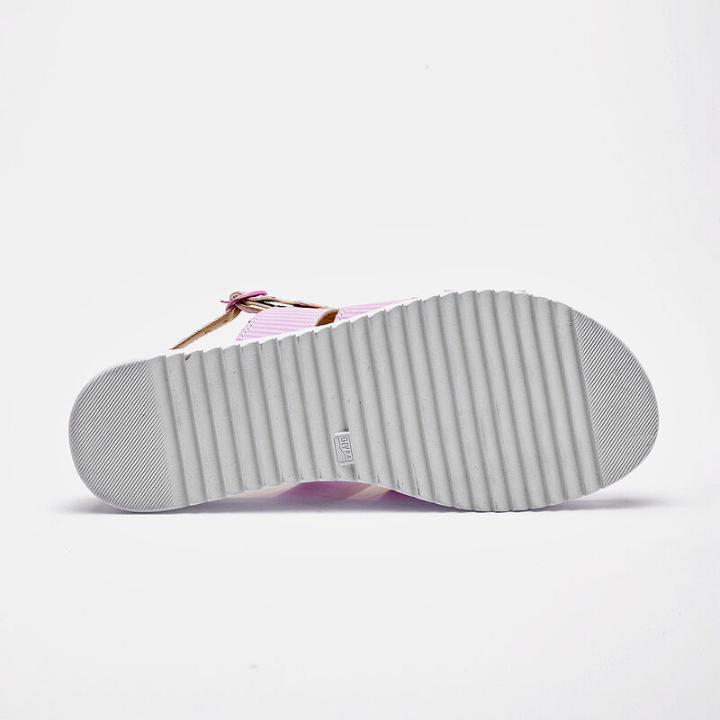 Moramora sandalia plataforma para mujer rosa co... image number null