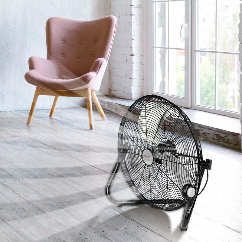 VENTILADOR PISO MYTEK 3406 20 PUL 2 EN 1 Met&aacute;li... image number null
