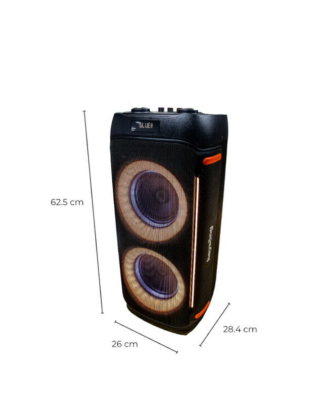 Bocina Bluetooth Heysong Urban 60w Tws Led Port... image number null