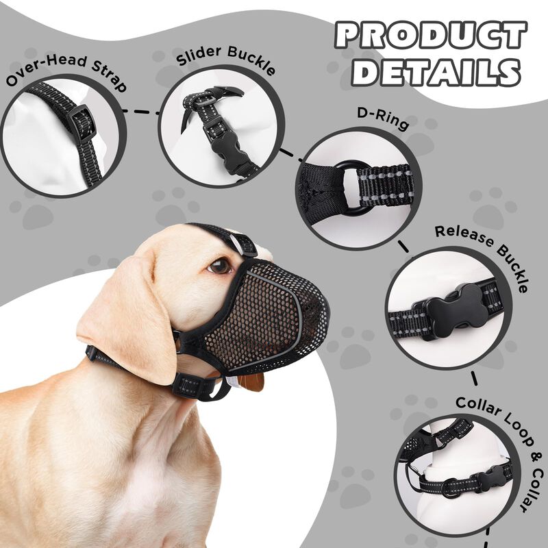 Bozal Para Perro Bonthee De Malla Transpirable ... image number null
