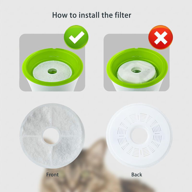 Paquete De 6 Filtros De Fuente De Agua Cat Para... image number null