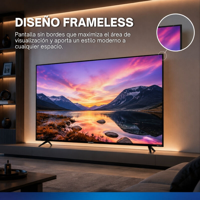 Daewoo Pack 2 Smart Tv 40 Pulgadas  4k Uhd Qled... image number null