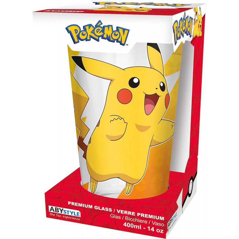 Vaso Pok&eacute;mon Pikachu Foil de cristal 400 ml image number null