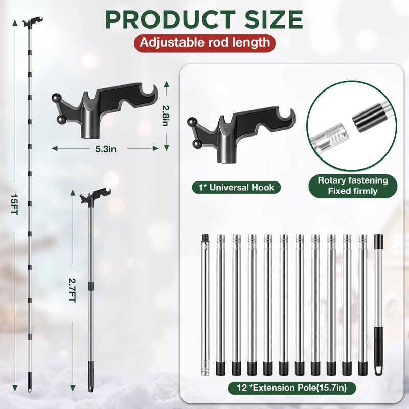 Poste Extensible Para Luces Nigelia 3‑4,6 m Con... image number null