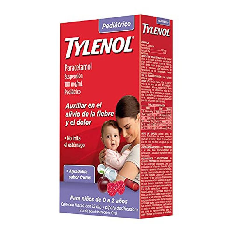 Tylenol Paracetamol Suspensi&oacute;n Pediatrica 15 ml image number null