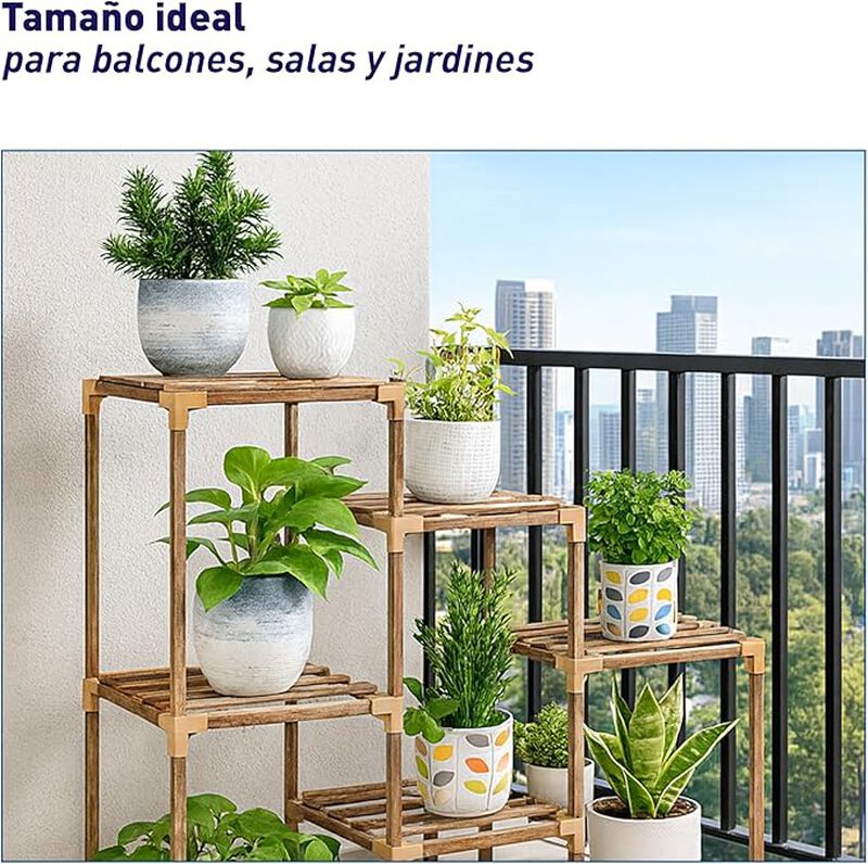 Soporte para Macetas, Soporte Plantas 7 Estante... image number null