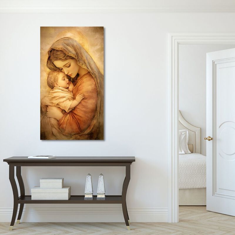Cuadro Decorativo Religioso 40x60cm Divina Mate... image number null