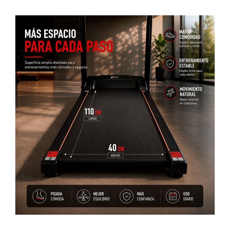 Caminadora El&eacute;ctrica Walk Hp 1.5 Gym Centurfit image number null