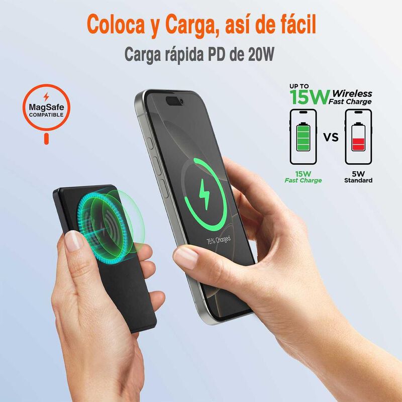 Bater&iacute;a Externa HYPERGEAR Mag 5000mAH Powerbank image number null